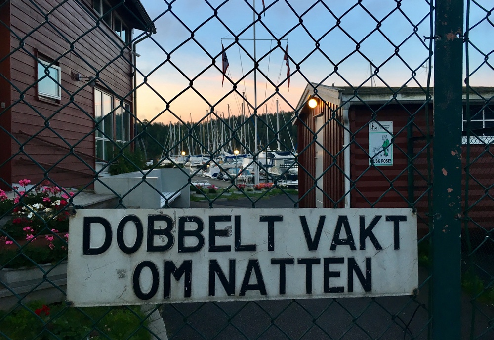 Nattevakt i båtforeningen